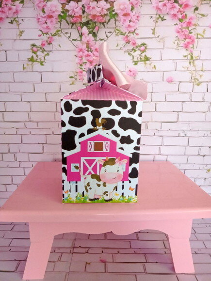 Caixa Milk Fazendinha Rosa