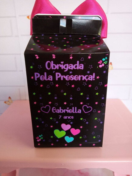 Caixa Milk Festa Neon 2.0