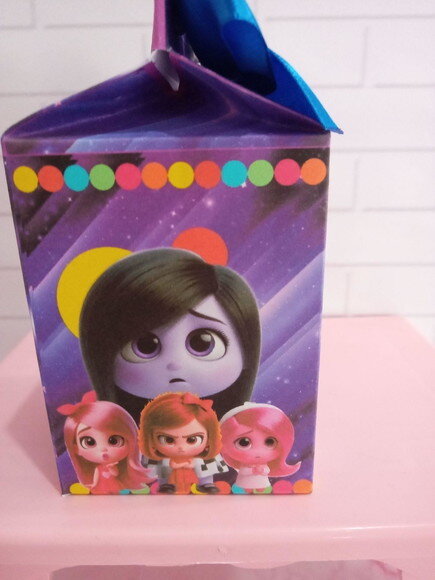 Caixa Milk Personalizada Divertidamente Cute
