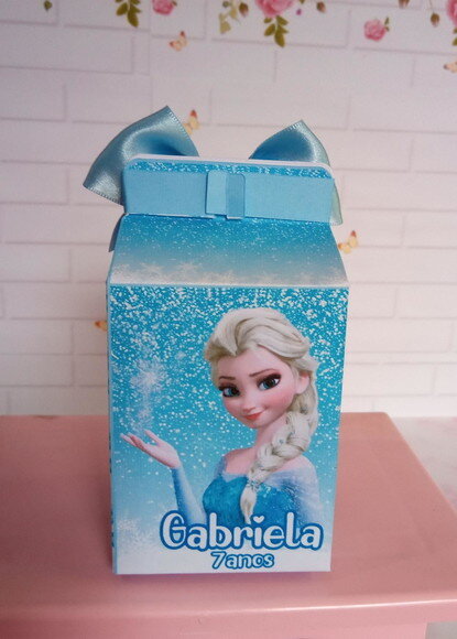 Caixa Milk Personalizada Frozen