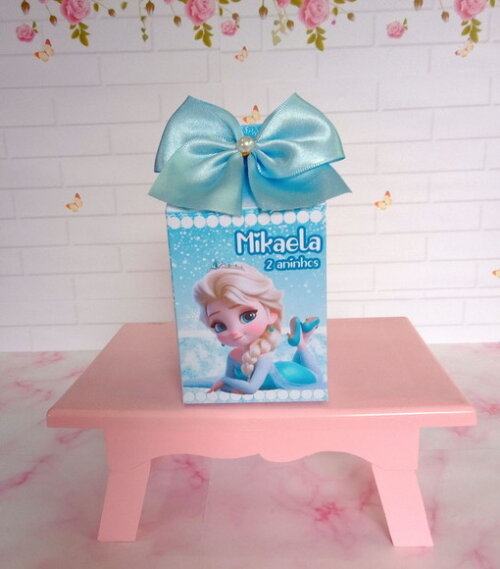Caixa Milk Personalizada Frozen Cute