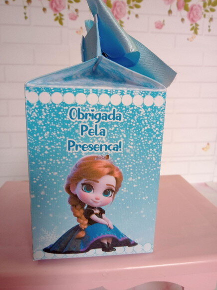 Caixa Milk Personalizada Frozen Cute