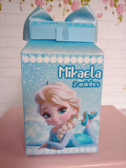 Caixa Milk Personalizada Frozen Cute