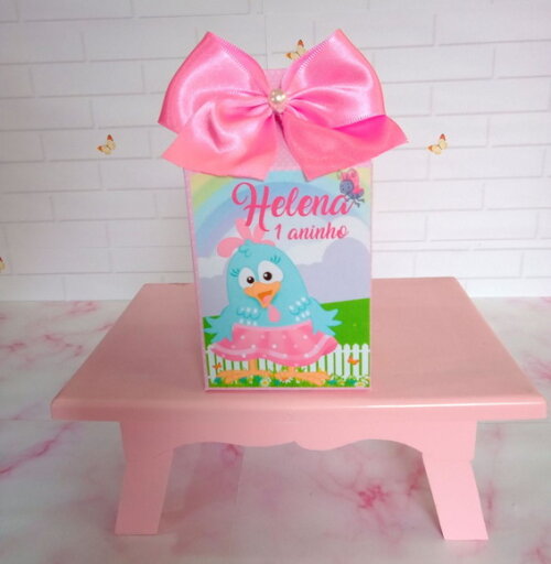 Caixa Milk Personalizada Galinha Pintadinha Candy Color