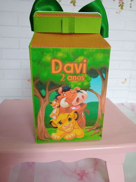 Caixa Milk Personalizada o Rei Leão