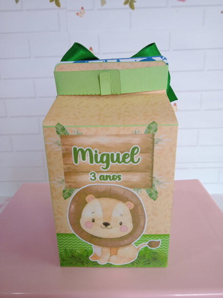 Caixa Milk Safari Menino