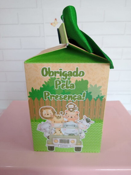 Caixa Milk Safari Menino