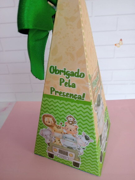 Caixa Pirâmide Safari Menino