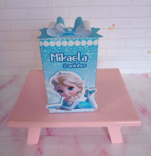 Caixa Retangular Alta Frozen Cute