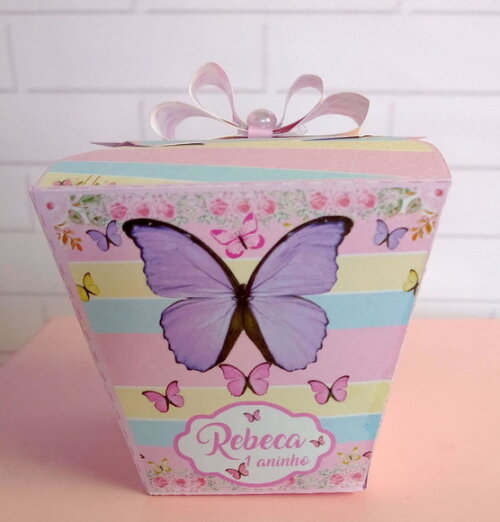 Caixa Sushi Borboleta Candy Color