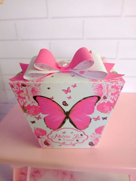 Caixa Sushi Borboleta Pink