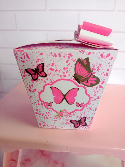 Caixa Sushi Borboleta Pink