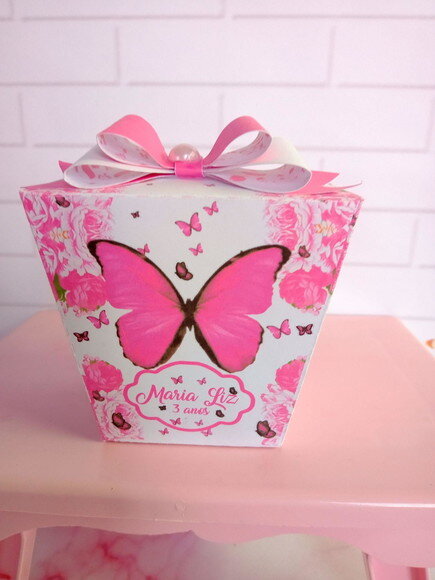 Caixa Sushi Borboleta Pink