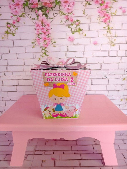Caixa Sushi Fazendinha Rosa