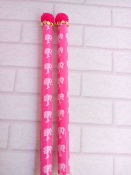 Caneta Bic Personalizada com Mini Pompom