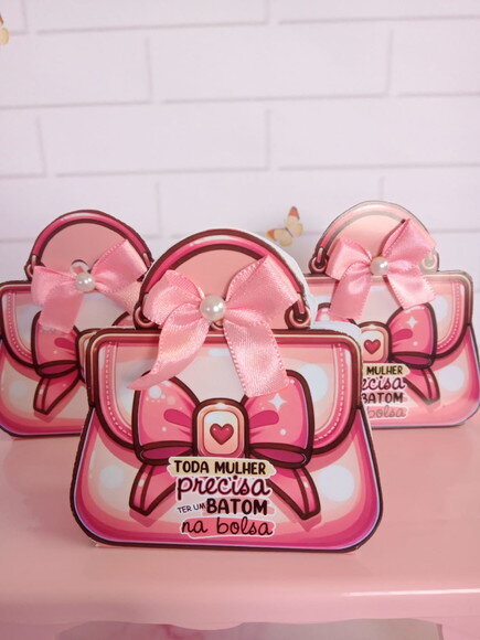 Card com Baton de Chocolate Dia da Mulher