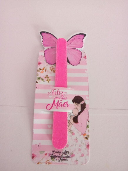 Card com Mini Lixa Dia das Mães