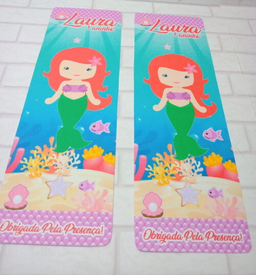 Card Personalizada Pequena Sereia