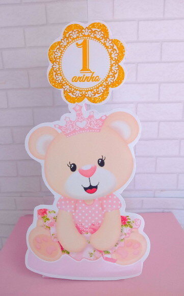 Display de Mesa Ursinha Princesa