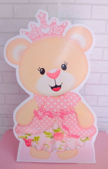 Display de Mesa Ursinha Princesa