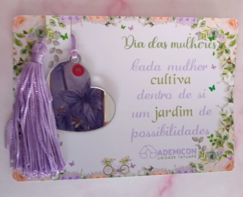 Espelho na Card Floral