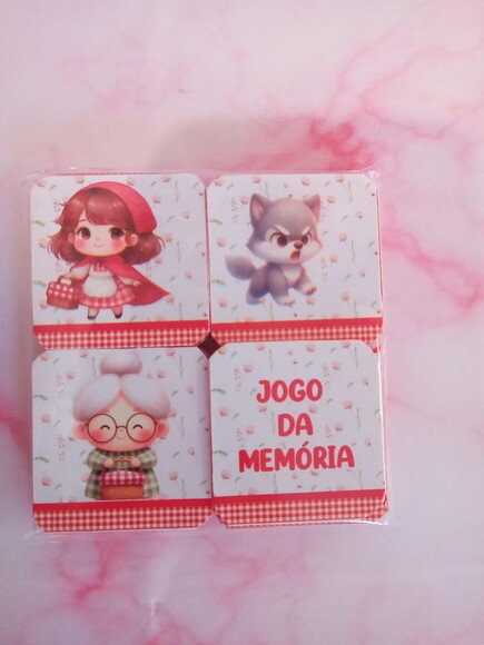 Jogo da Memória Chapeuzinho Vermelho