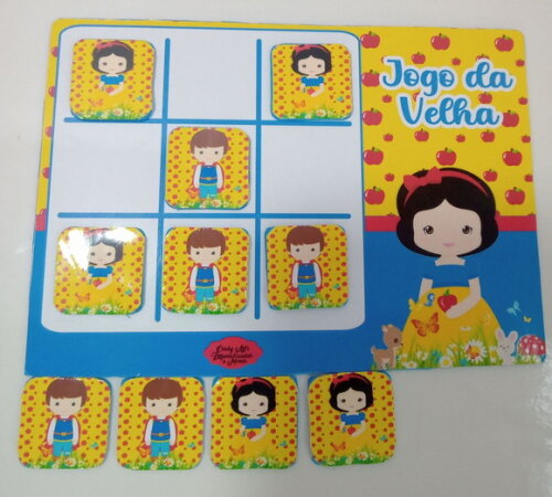 Jogo da Velha Branca de Neve Cute