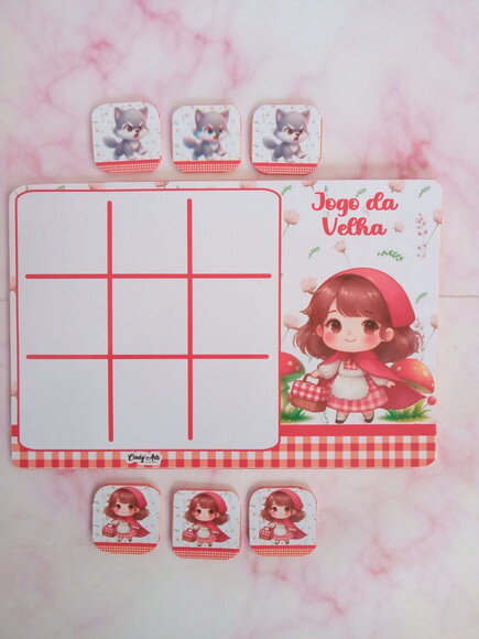 Jogo da Velha Chapeuzinho Vermelho