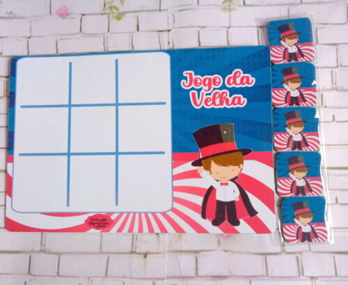 Jogo da Velha Circo Azul