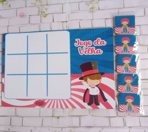 Jogo da Velha Circo Azul