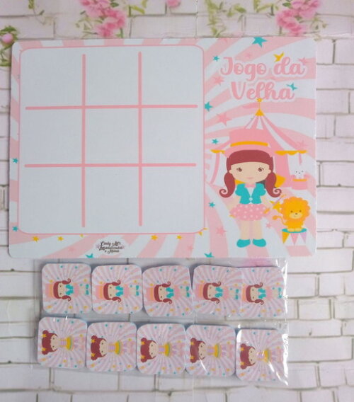 Jogo da Velha Circo Rosa