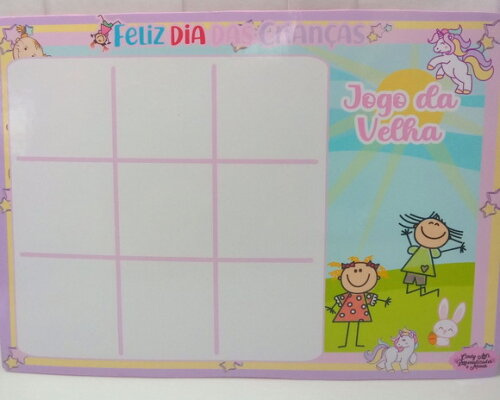 Jogo da Velha Dia das Crianças