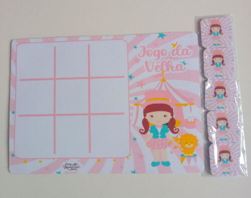 Jogo da Velha Circo Rosa