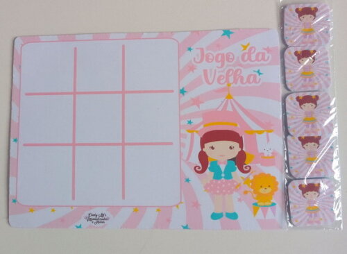Jogo da Velha Circo Rosa