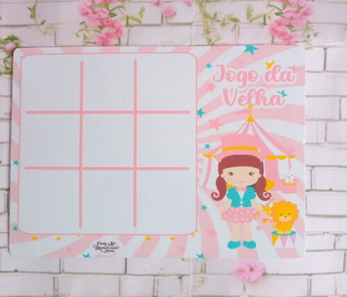 Jogo da Velha Circo Rosa