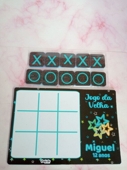 Jogo da Velha Festa Neon 2.1 Kit 10
