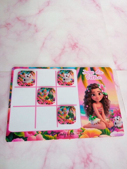 Jogo da Velha Moana Cute