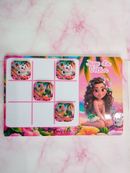 Jogo da Velha Moana Cute