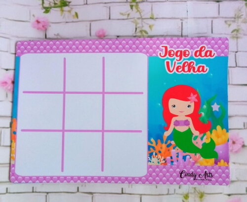 Jogo da Velha Pequena Sereia Cute 2.0