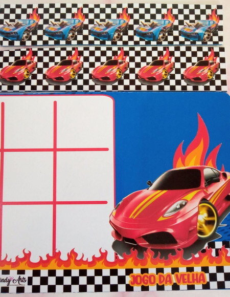 Jogo da Velha Personalizado carros