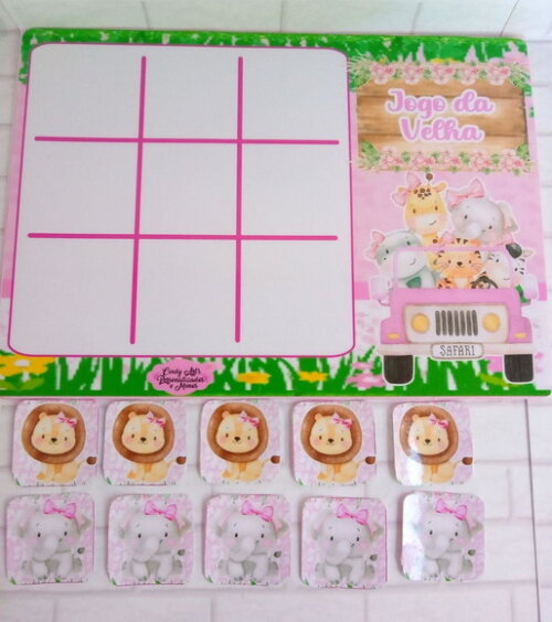 Jogo da Velha Safari Menina