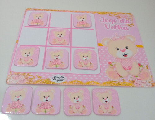 Jogo da Velha Ursinha Princesa