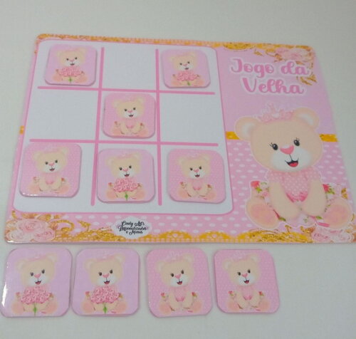 Jogo da Velha Ursinha Princesa