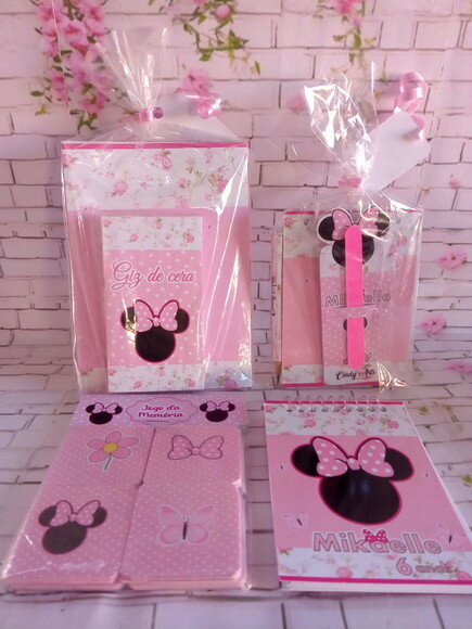 Kit Diversão Jardim da Minnie Rosa