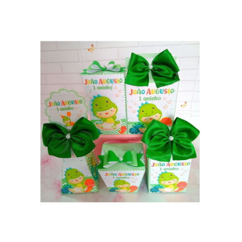 Kit Festa 16 Caixas Dino Baby