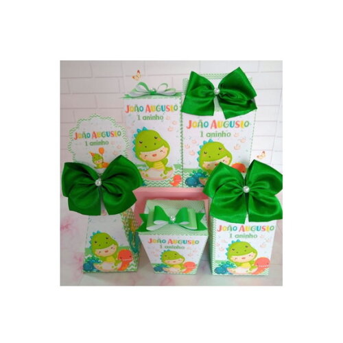 Kit Festa 16 Caixas Dino Baby