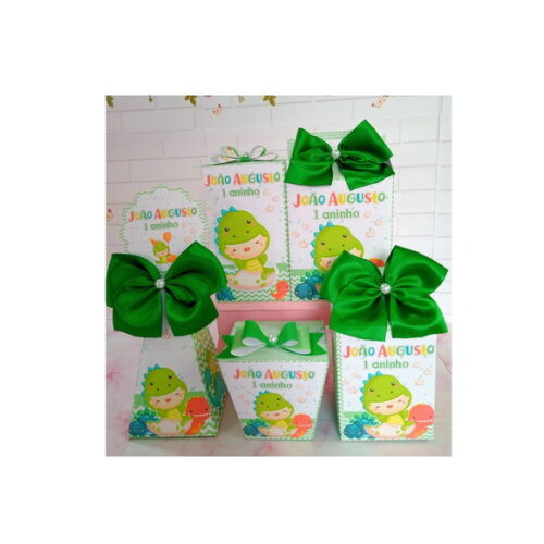 Kit Festa 20 Caixas Dino Baby