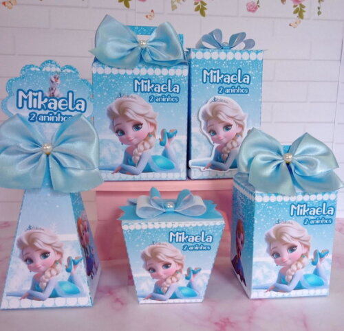 Kit Festa 30 Caixas Frozen Cute
