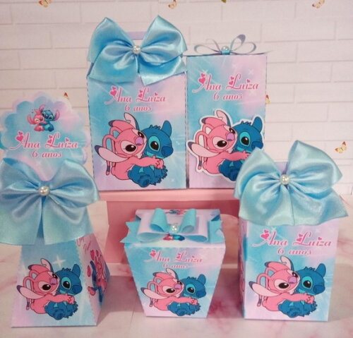 Kit Festa 35 Caixas Personalizadas