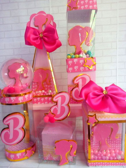 Kit Festa Barbie Luxo 25 Caixinhas